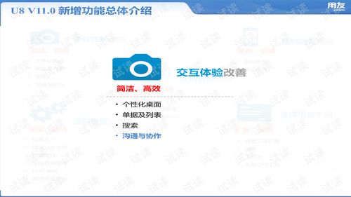 U8 V11.0新增功能详解 赋能企业管理与文档资源整合